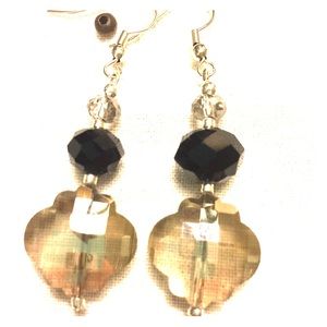 Beautiful glass handmade earrings